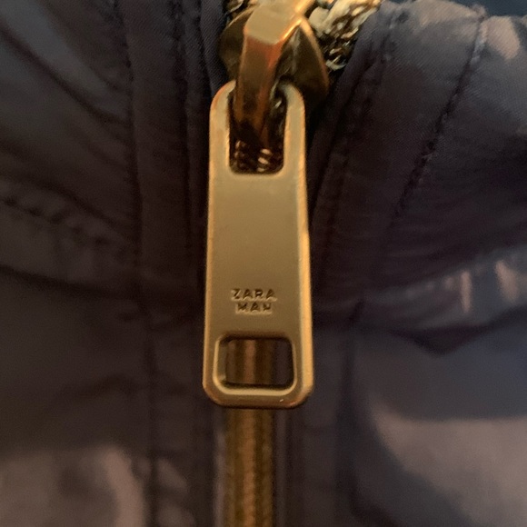 Zara Man Jacket Size Small With Zipper Pockets - Picture 4 of 8